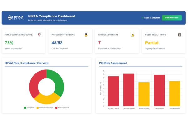 HIPAA Security Analysis Dashboard HIPAA Security Analysis Dashboard